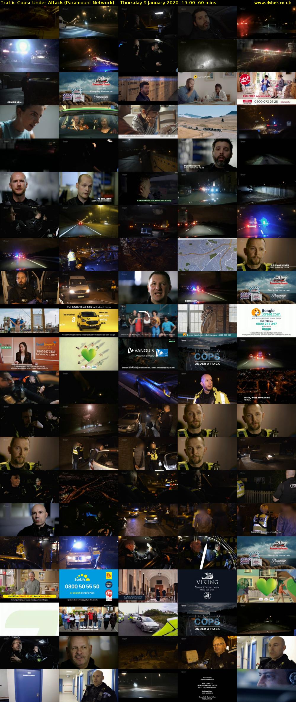 Traffic Cops: Under Attack (Paramount Network) Thursday 9 January 2020 15:00 - 16:00