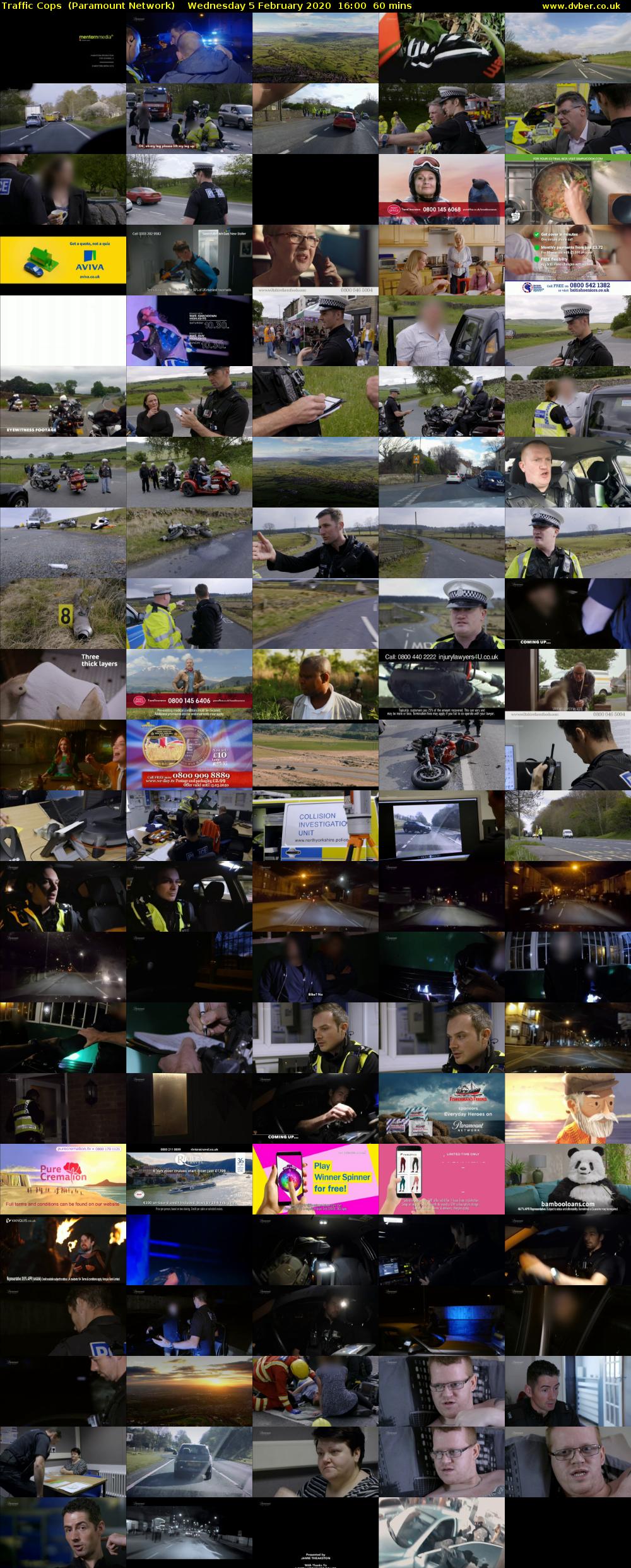 Traffic Cops  (Paramount Network) Wednesday 5 February 2020 16:00 - 17:00