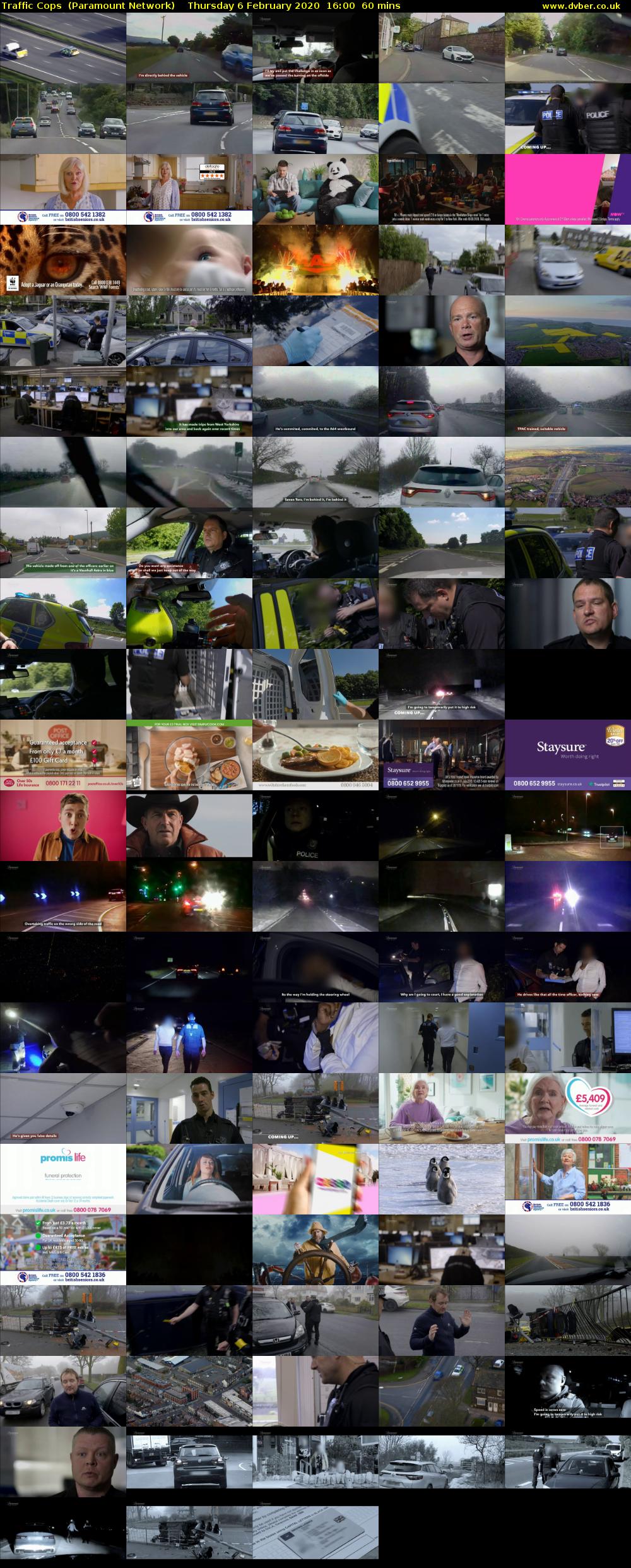 Traffic Cops  (Paramount Network) Thursday 6 February 2020 16:00 - 17:00