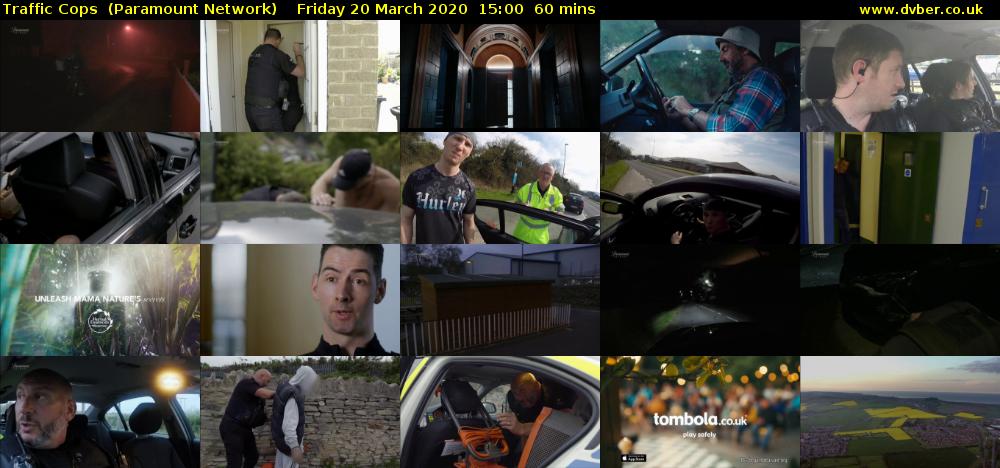 Traffic Cops  (Paramount Network) Friday 20 March 2020 15:00 - 16:00