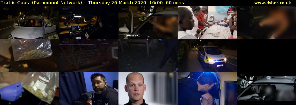 Traffic Cops  (Paramount Network) Thursday 26 March 2020 16:00 - 17:00
