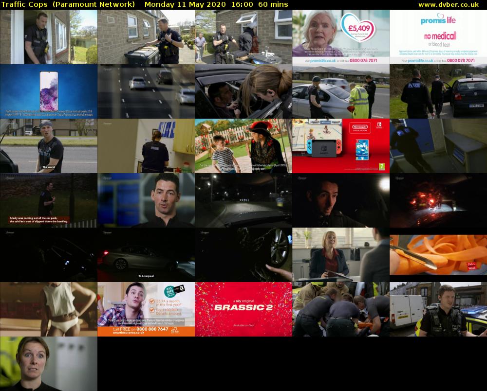 Traffic Cops  (Paramount Network) Monday 11 May 2020 16:00 - 17:00