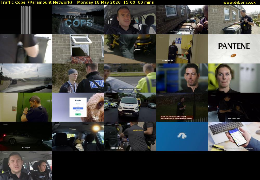 Traffic Cops  (Paramount Network) Monday 18 May 2020 15:00 - 16:00