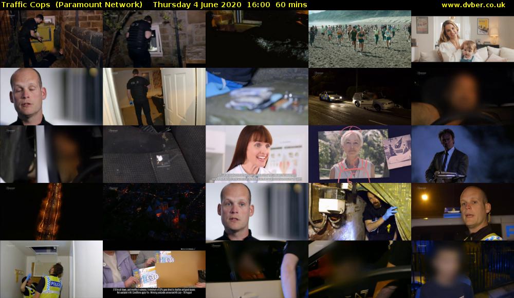 Traffic Cops  (Paramount Network) Thursday 4 June 2020 16:00 - 17:00