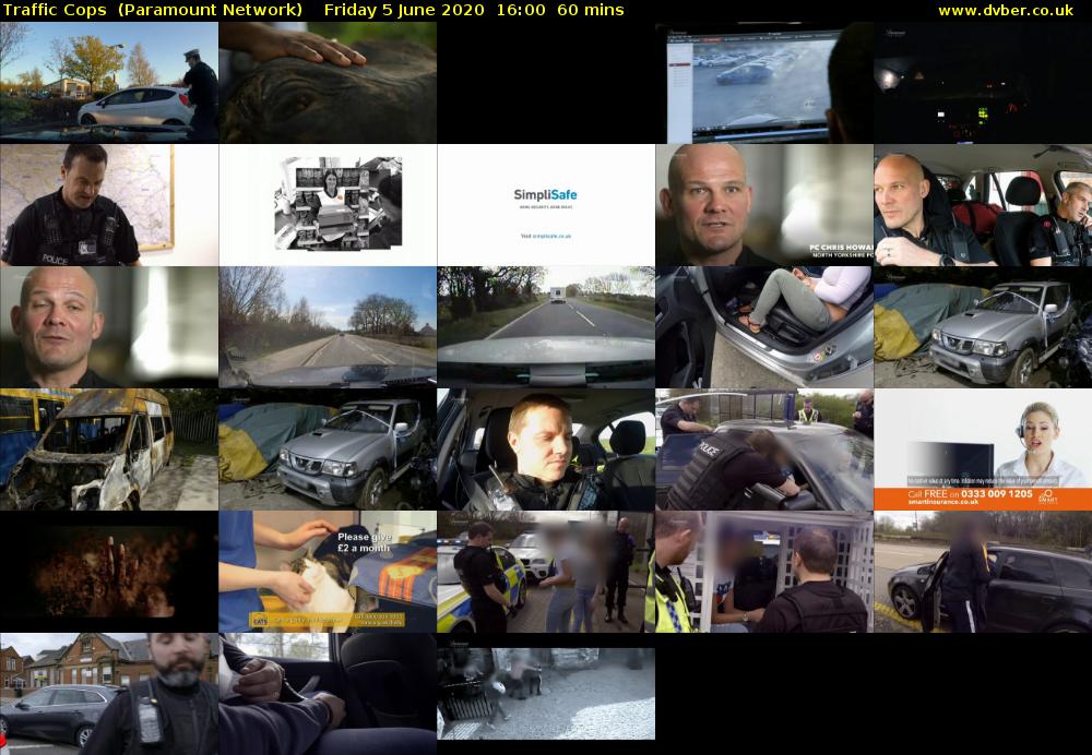 Traffic Cops  (Paramount Network) Friday 5 June 2020 16:00 - 17:00