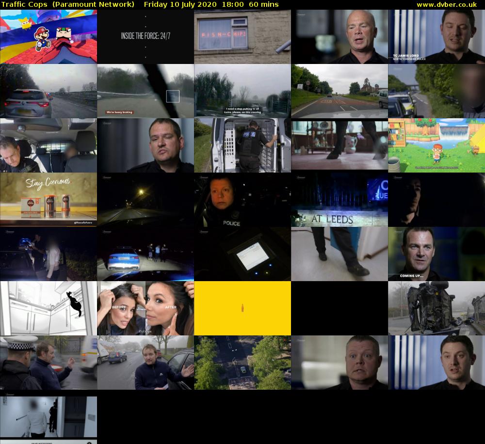 Traffic Cops  (Paramount Network) Friday 10 July 2020 18:00 - 19:00