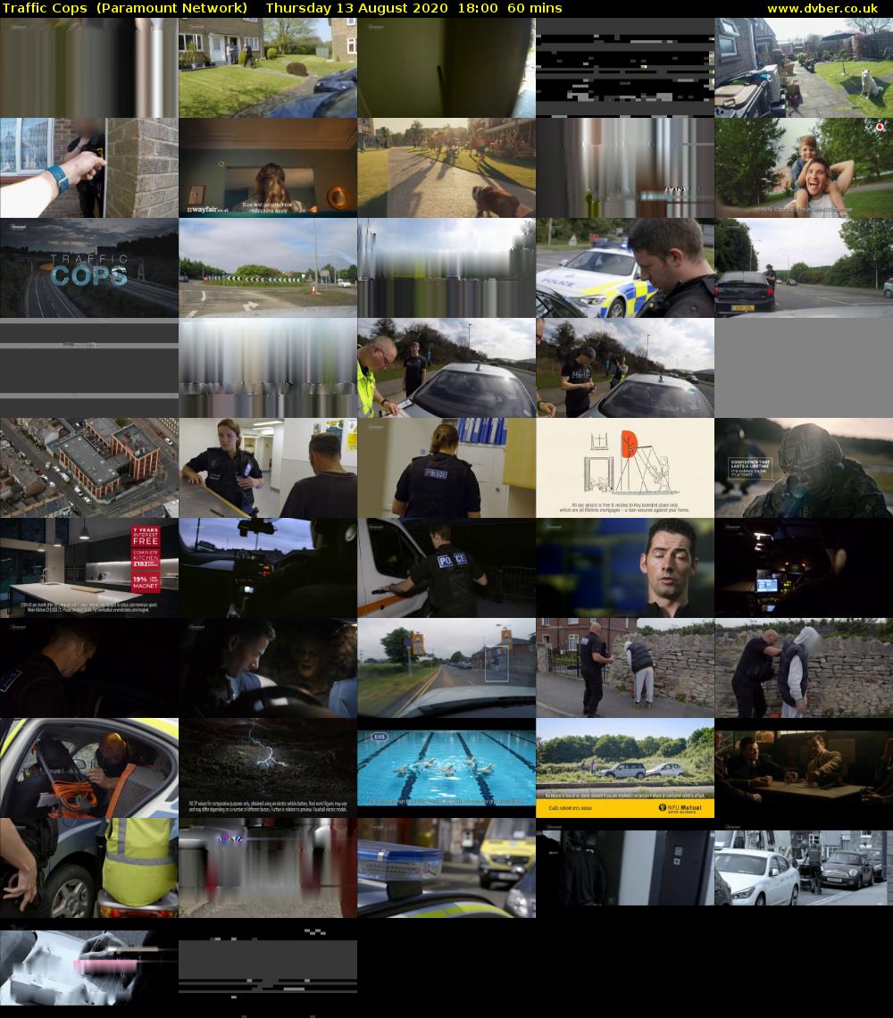 Traffic Cops  (Paramount Network) Thursday 13 August 2020 18:00 - 19:00