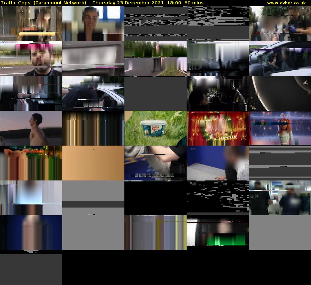 Traffic Cops  (Paramount Network) Thursday 23 December 2021 18:00 - 19:00
