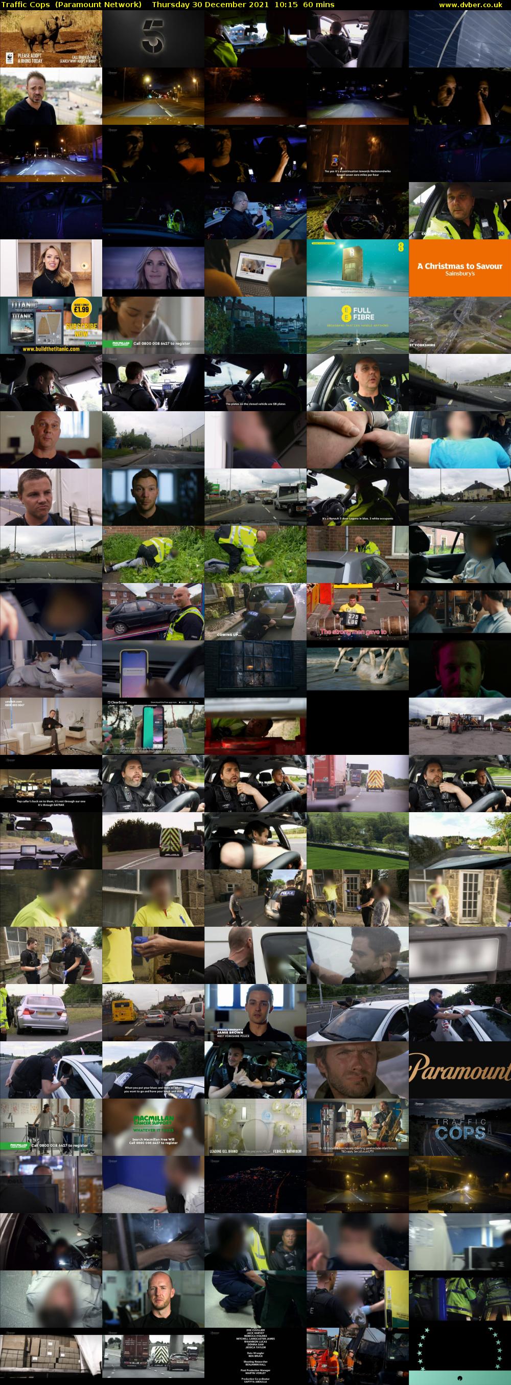 Traffic Cops  (Paramount Network) Thursday 30 December 2021 10:15 - 11:15
