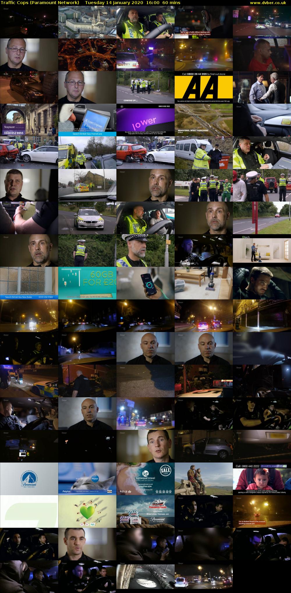 Traffic Cops (Paramount Network) Tuesday 14 January 2020 16:00 - 17:00