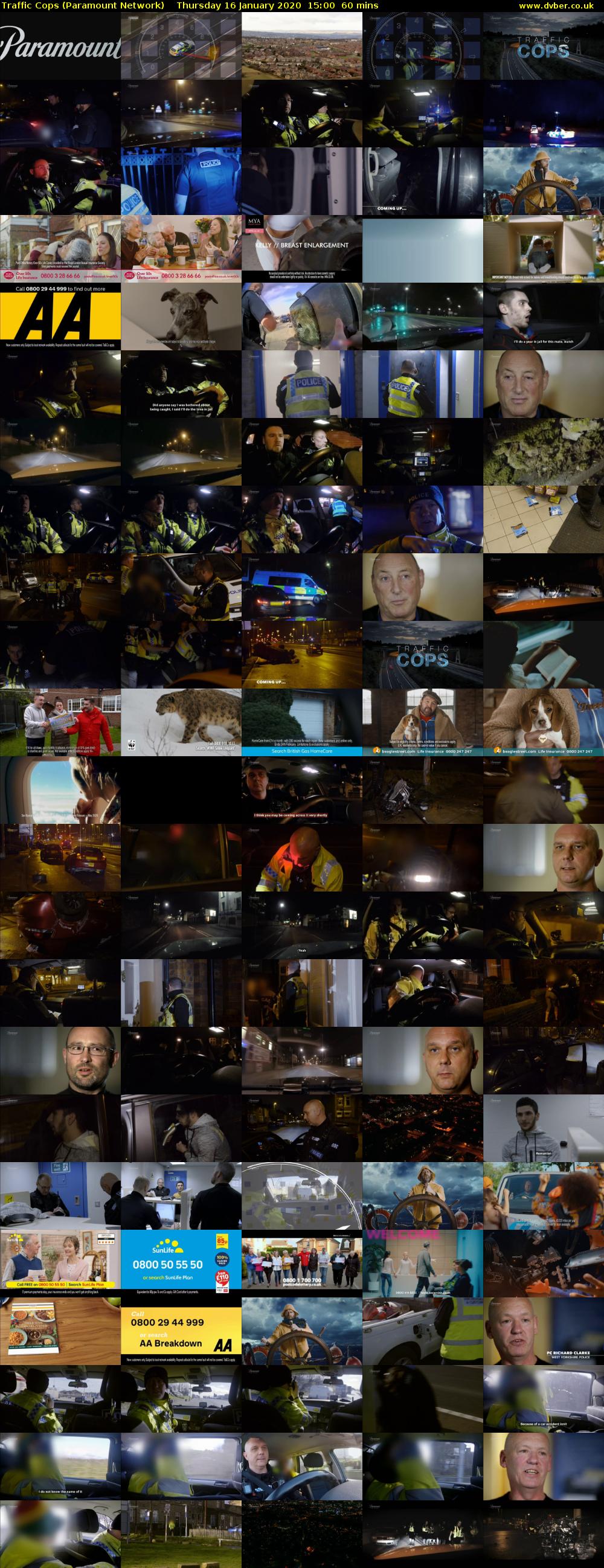 Traffic Cops (Paramount Network) Thursday 16 January 2020 15:00 - 16:00