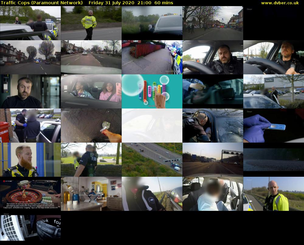 Traffic Cops (Paramount Network) Friday 31 July 2020 21:00 - 22:00