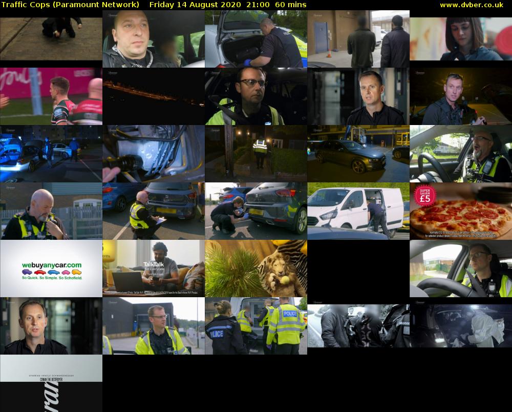 Traffic Cops (Paramount Network) Friday 14 August 2020 21:00 - 22:00