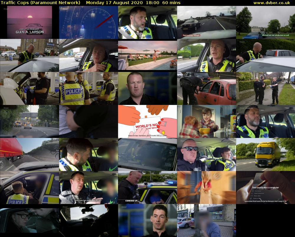 Traffic Cops (Paramount Network) Monday 17 August 2020 18:00 - 19:00