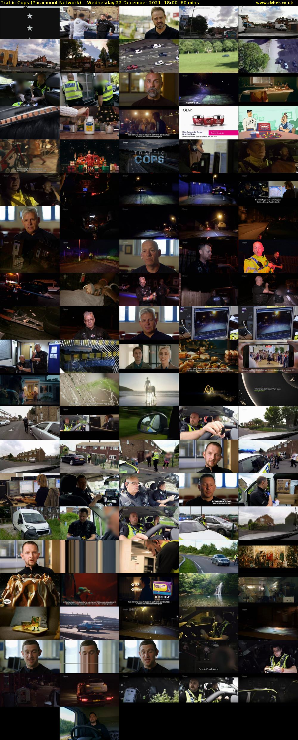 Traffic Cops (Paramount Network) Wednesday 22 December 2021 18:00 - 19:00