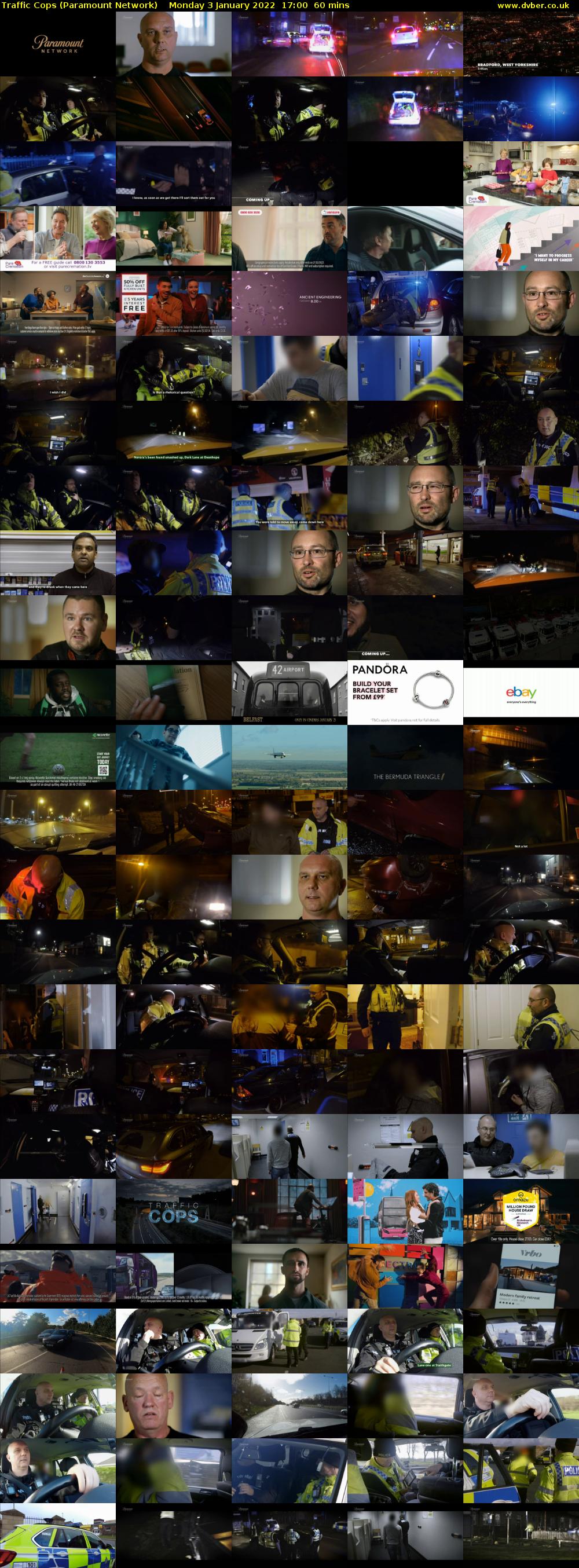 Traffic Cops (Paramount Network) Monday 3 January 2022 17:00 - 18:00