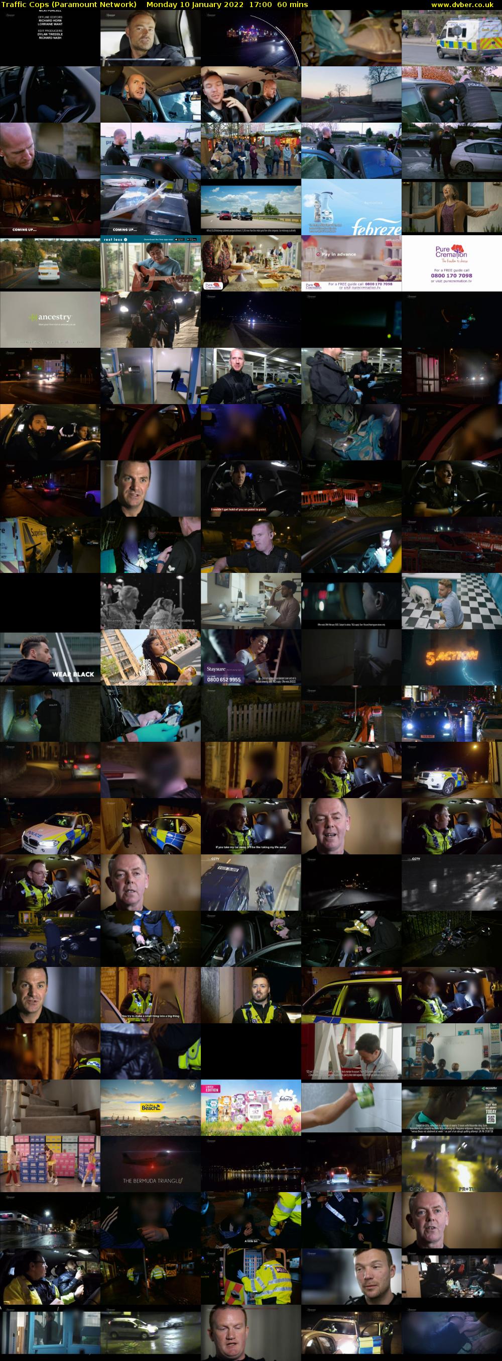 Traffic Cops (Paramount Network) Monday 10 January 2022 17:00 - 18:00