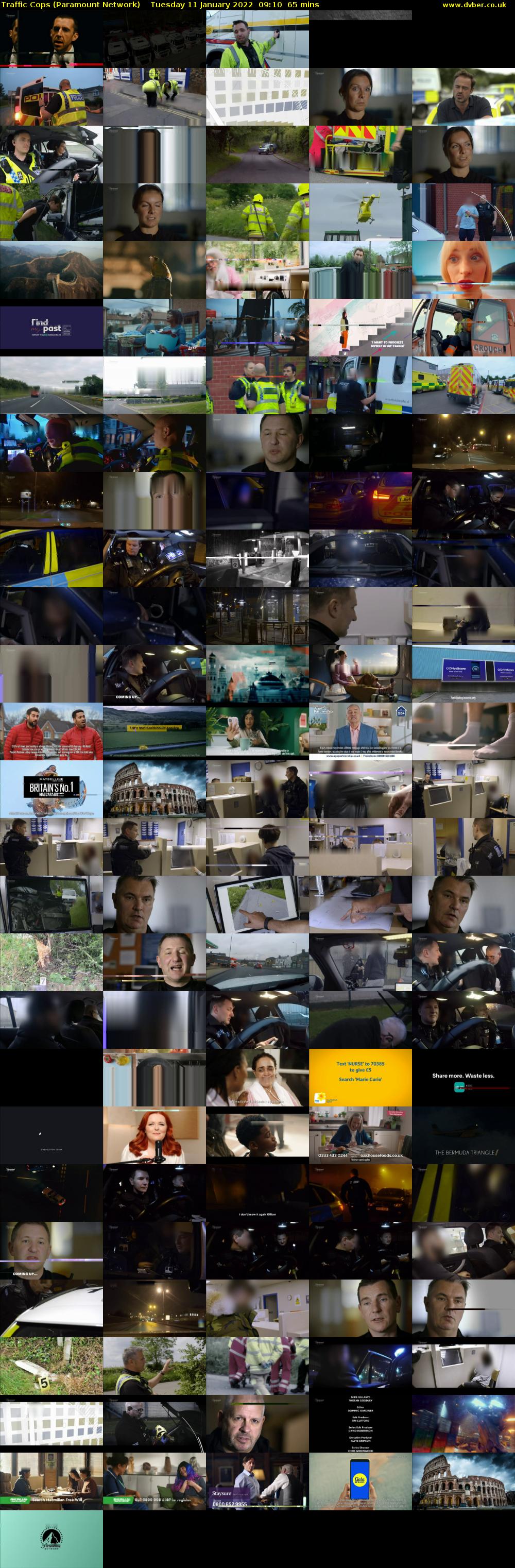 Traffic Cops (Paramount Network) Tuesday 11 January 2022 09:10 - 10:15