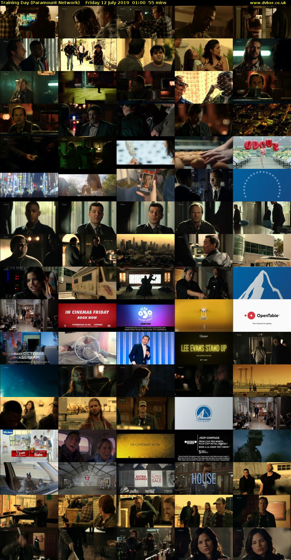 Training Day (Paramount Network) Friday 12 July 2019 01:00 - 01:55
