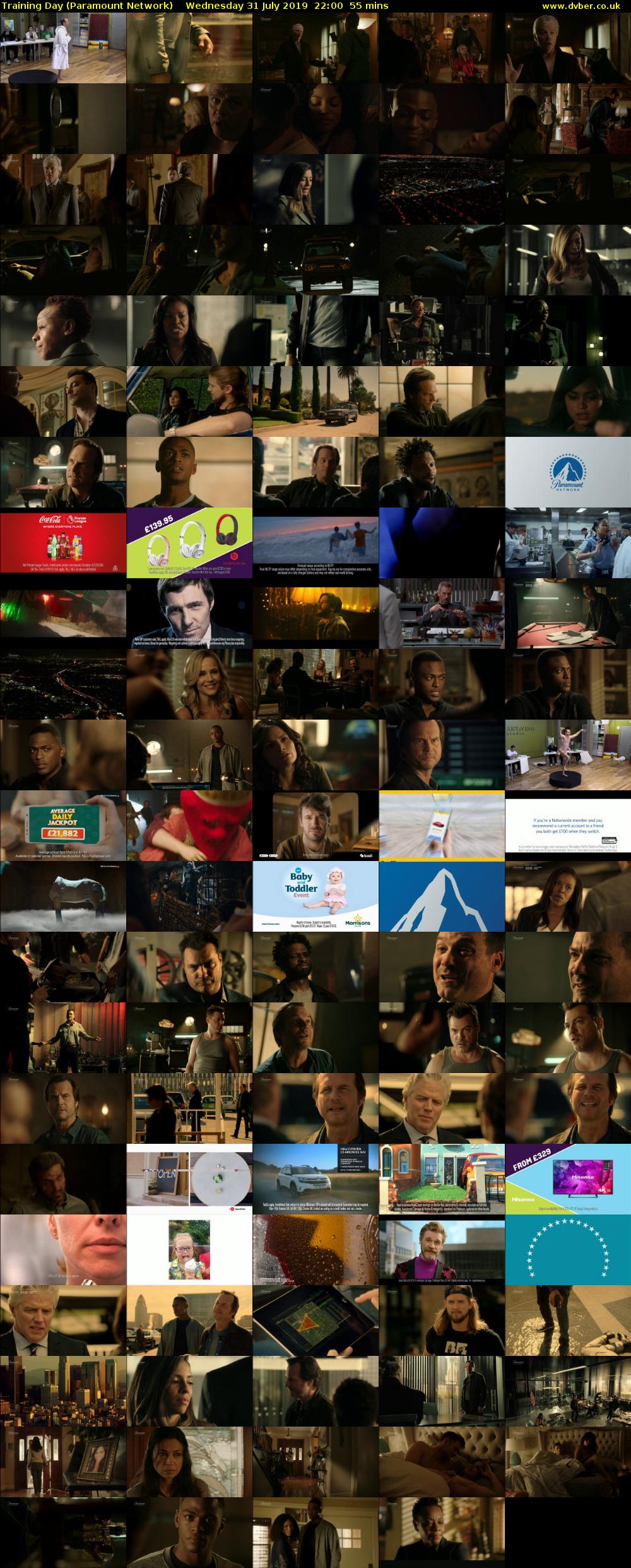Training Day (Paramount Network) Wednesday 31 July 2019 22:00 - 22:55