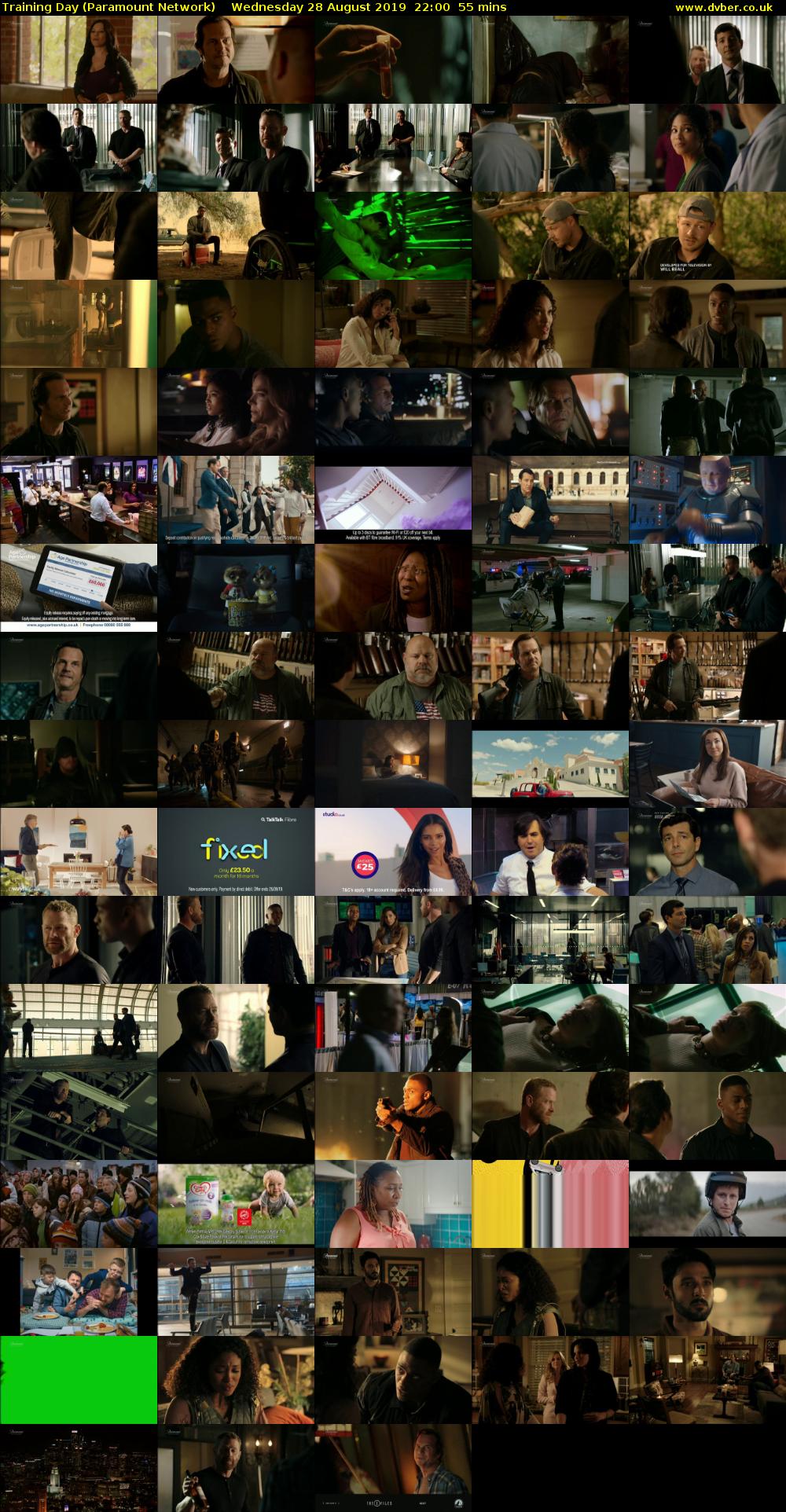 Training Day (Paramount Network) Wednesday 28 August 2019 22:00 - 22:55