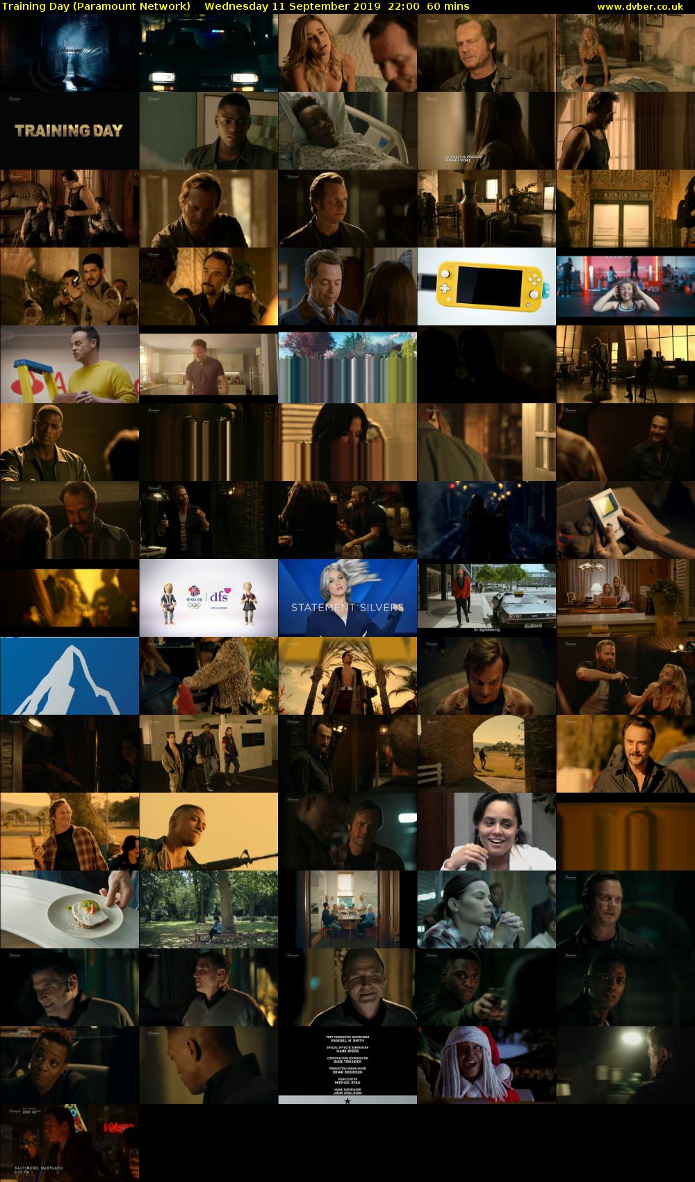 Training Day (Paramount Network) Wednesday 11 September 2019 22:00 - 23:00