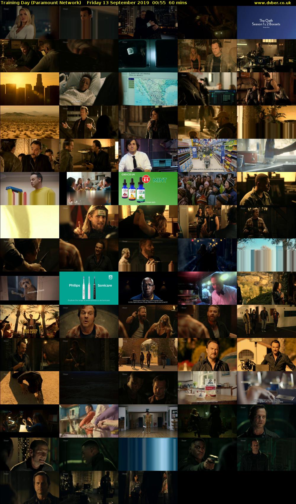 Training Day (Paramount Network) Friday 13 September 2019 00:55 - 01:55