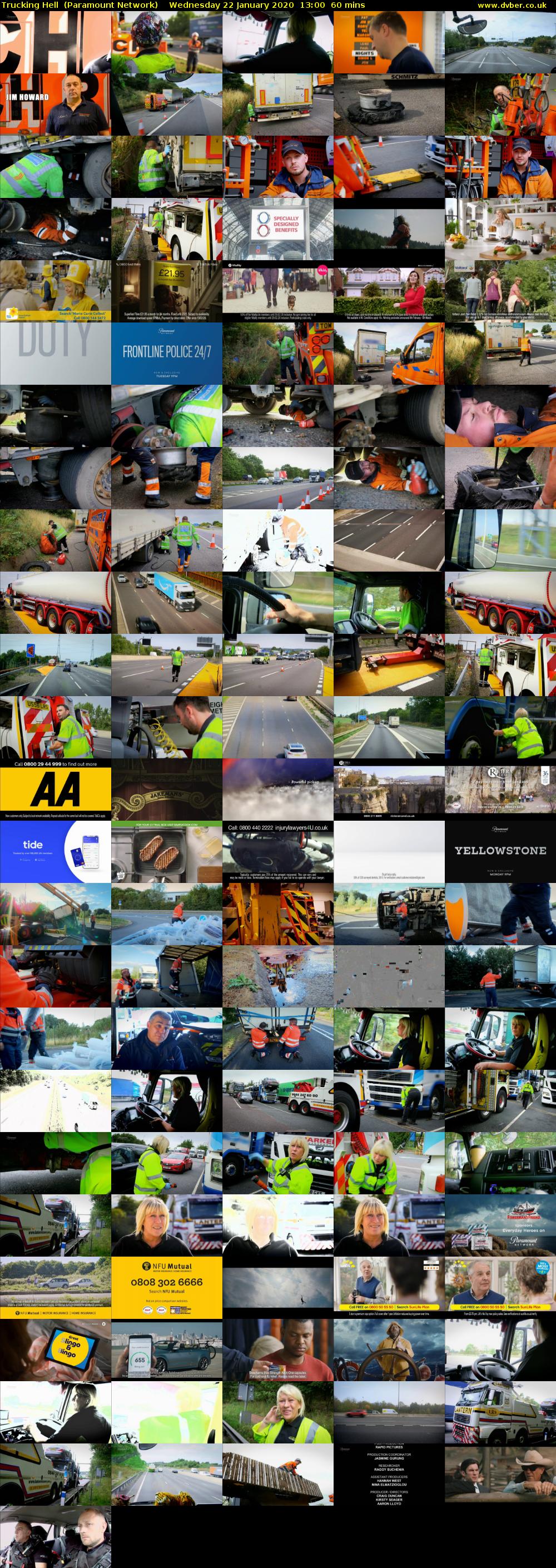 Trucking Hell  (Paramount Network) Wednesday 22 January 2020 13:00 - 14:00