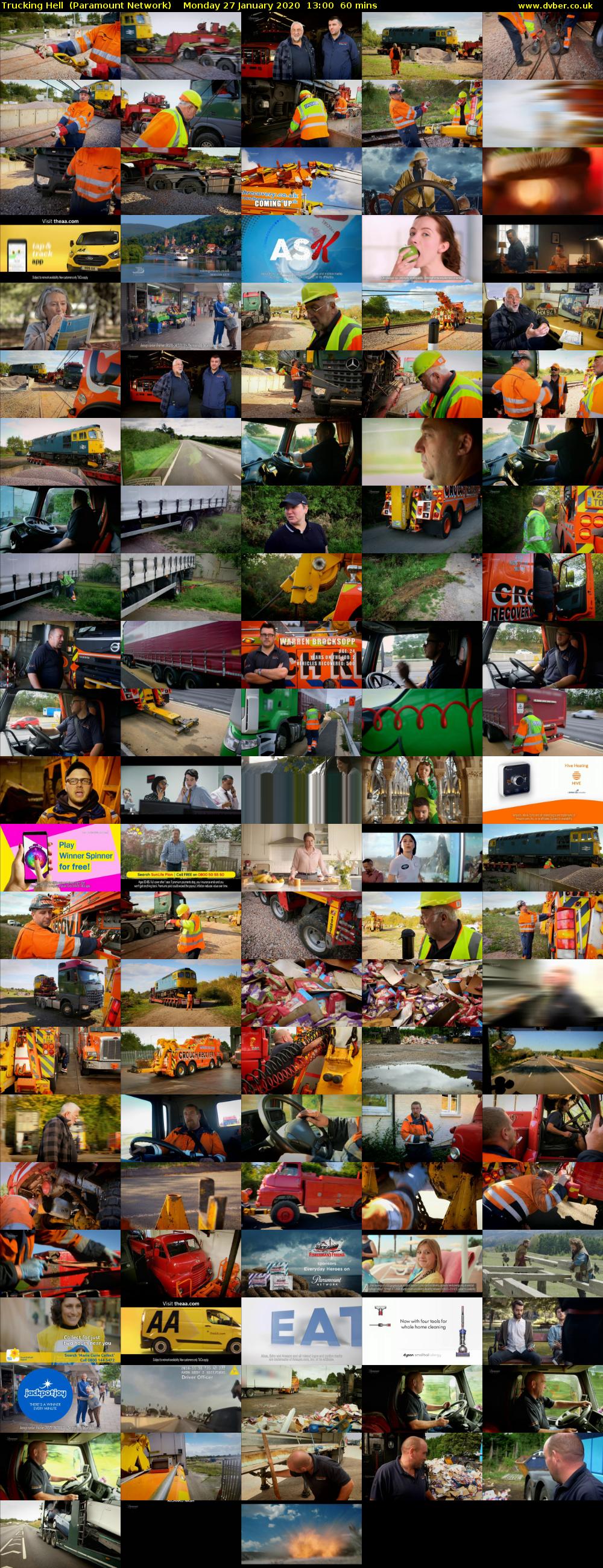 Trucking Hell  (Paramount Network) Monday 27 January 2020 13:00 - 14:00
