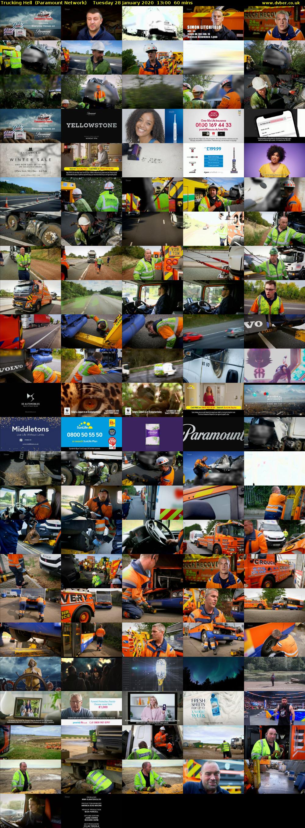 Trucking Hell  (Paramount Network) Tuesday 28 January 2020 13:00 - 14:00