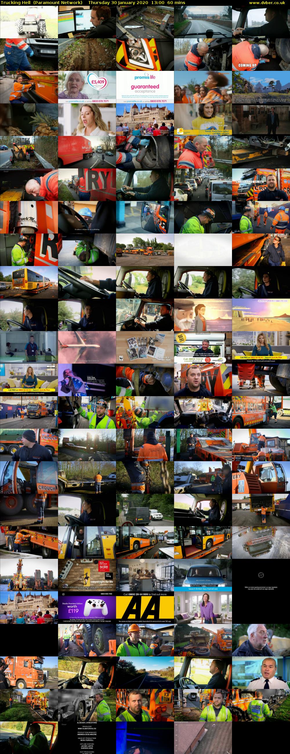 Trucking Hell  (Paramount Network) Thursday 30 January 2020 13:00 - 14:00