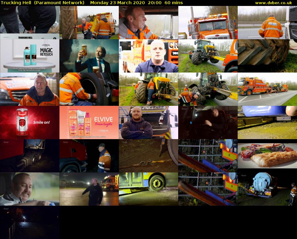 Trucking Hell  (Paramount Network) Monday 23 March 2020 20:00 - 21:00