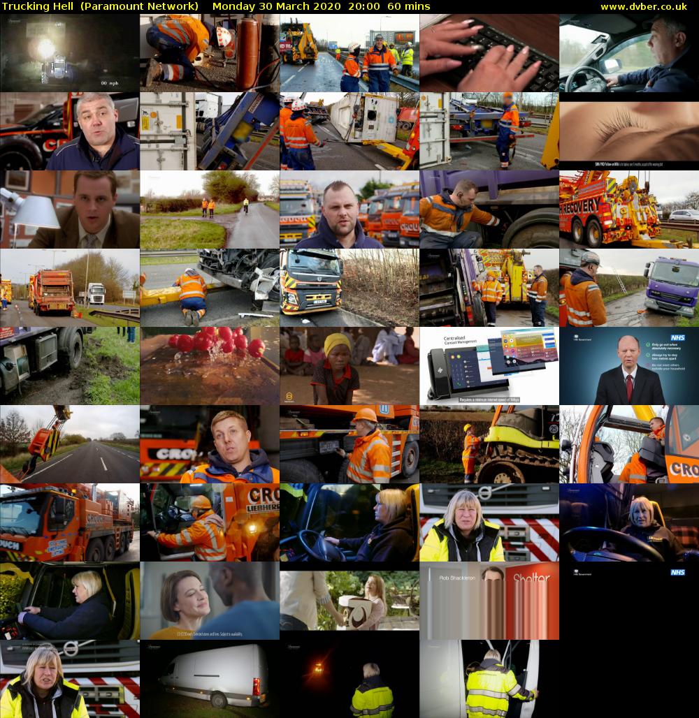 Trucking Hell  (Paramount Network) Monday 30 March 2020 20:00 - 21:00