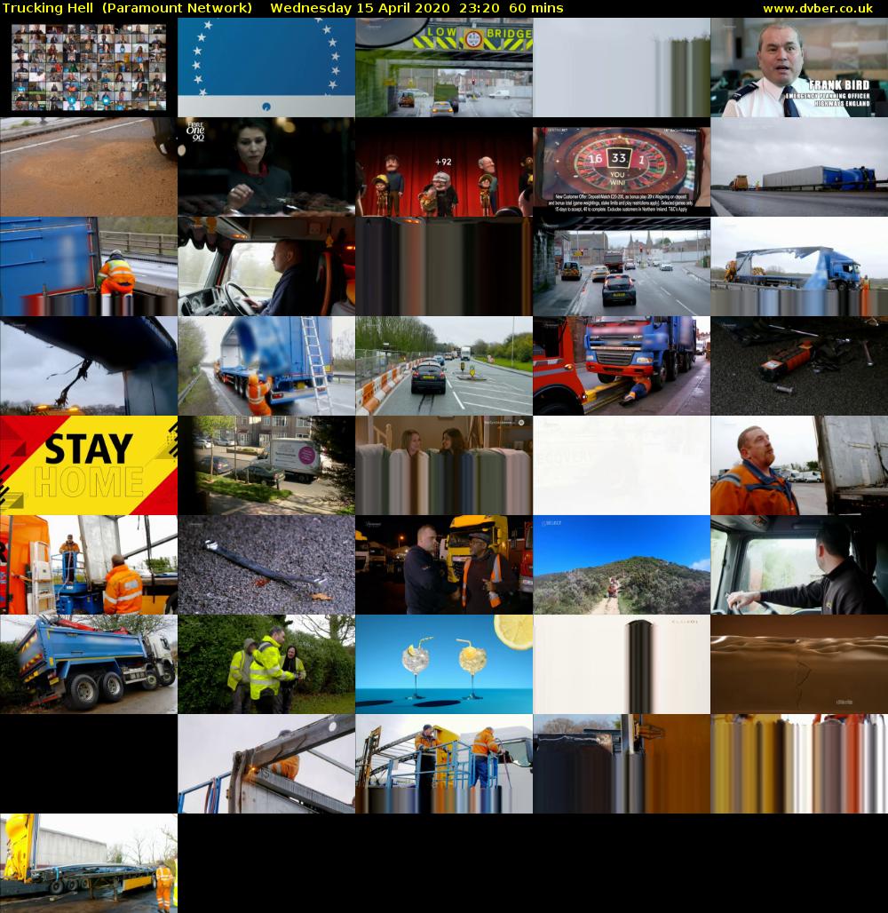 Trucking Hell  (Paramount Network) Wednesday 15 April 2020 23:20 - 00:20