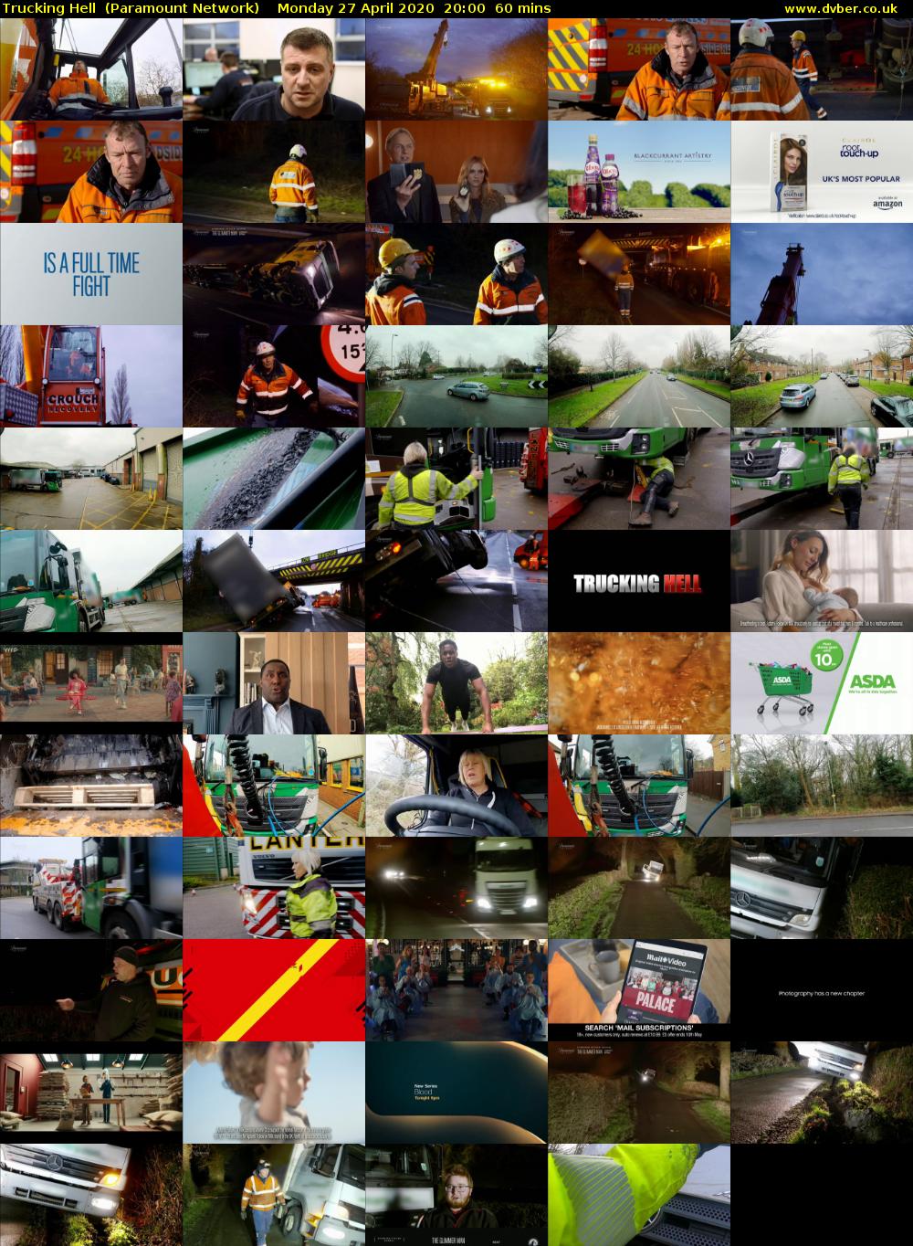 Trucking Hell  (Paramount Network) Monday 27 April 2020 20:00 - 21:00