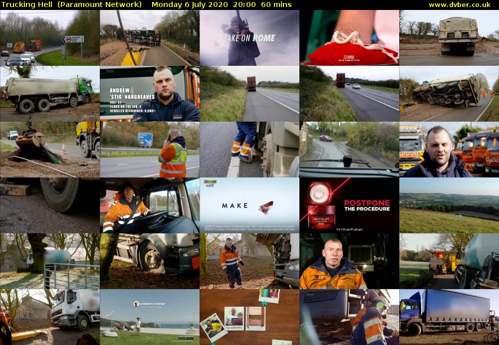 Trucking Hell  (Paramount Network) Monday 6 July 2020 20:00 - 21:00
