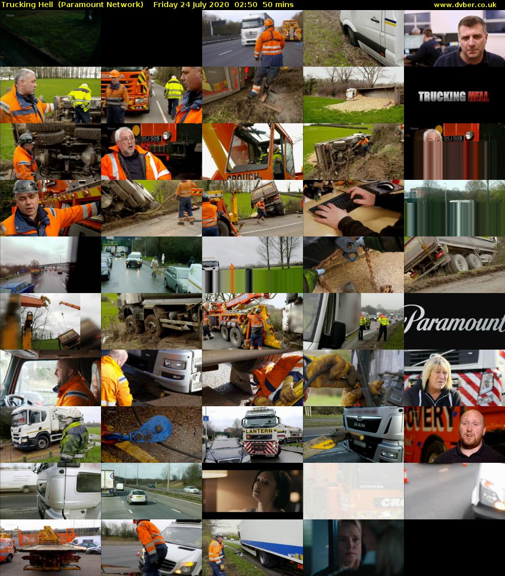 Trucking Hell  (Paramount Network) Friday 24 July 2020 02:50 - 03:40