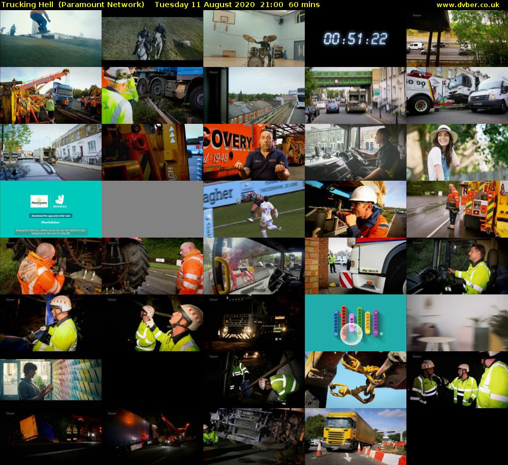 Trucking Hell  (Paramount Network) Tuesday 11 August 2020 21:00 - 22:00