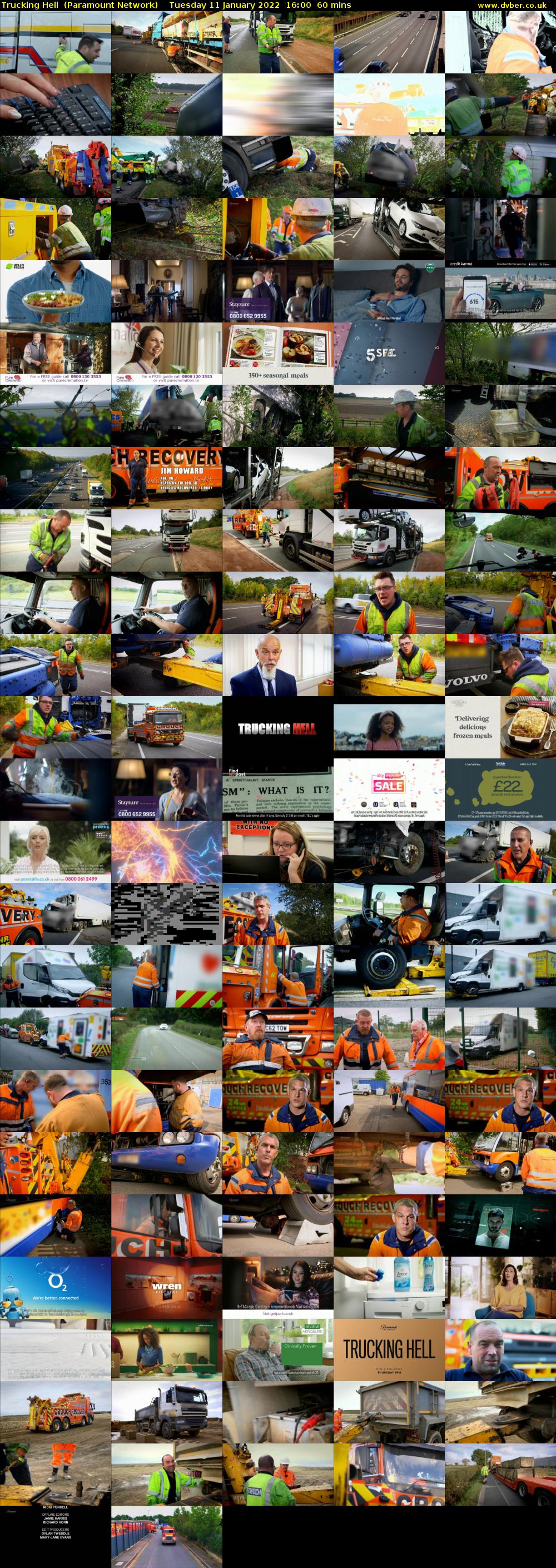 Trucking Hell  (Paramount Network) Tuesday 11 January 2022 16:00 - 17:00