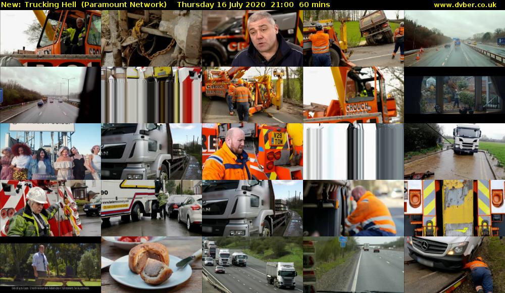 Trucking Hell (Paramount Network) Thursday 16 July 2020 21:00 - 22:00