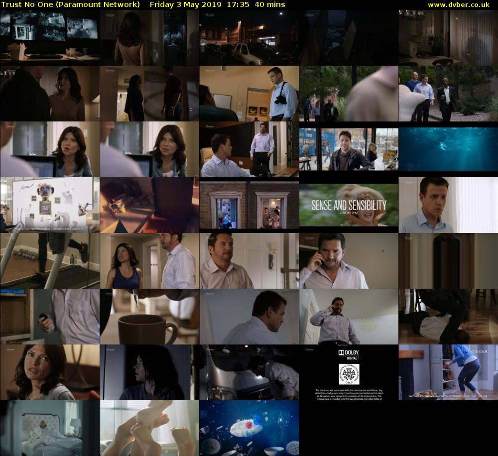 Trust No One (Paramount Network) Friday 3 May 2019 17:35 - 18:15