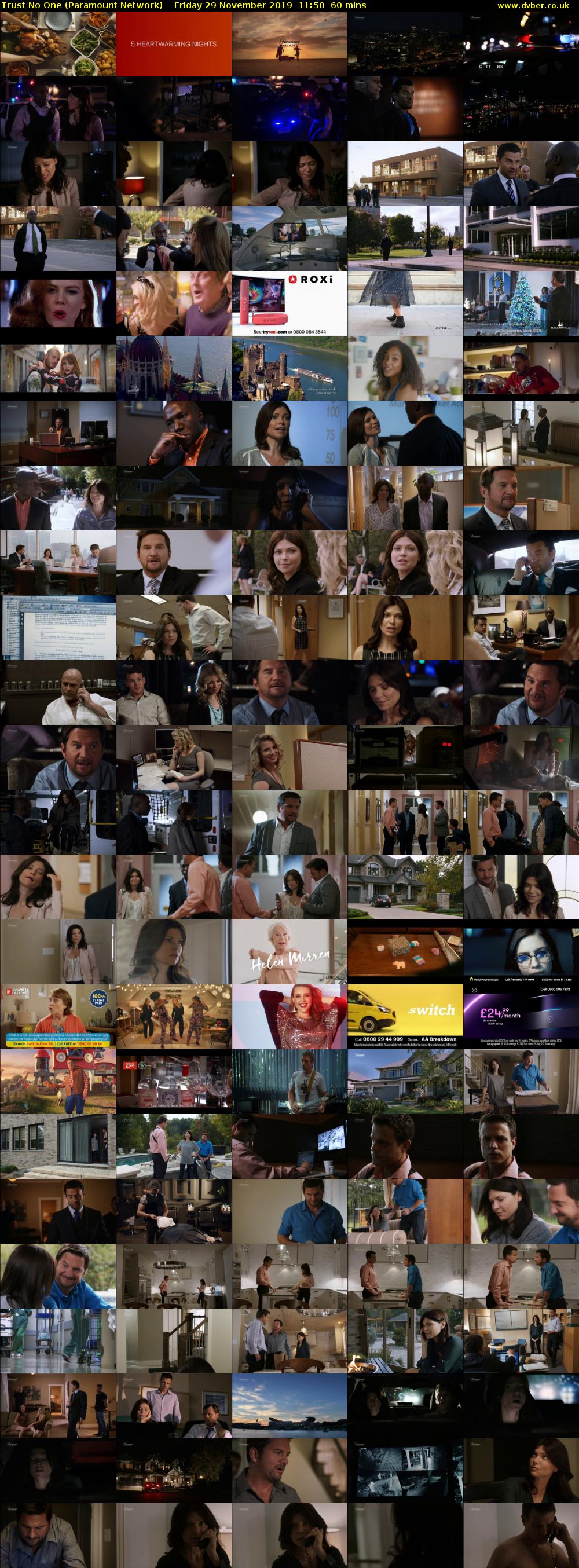 Trust No One (Paramount Network) Friday 29 November 2019 11:50 - 12:50