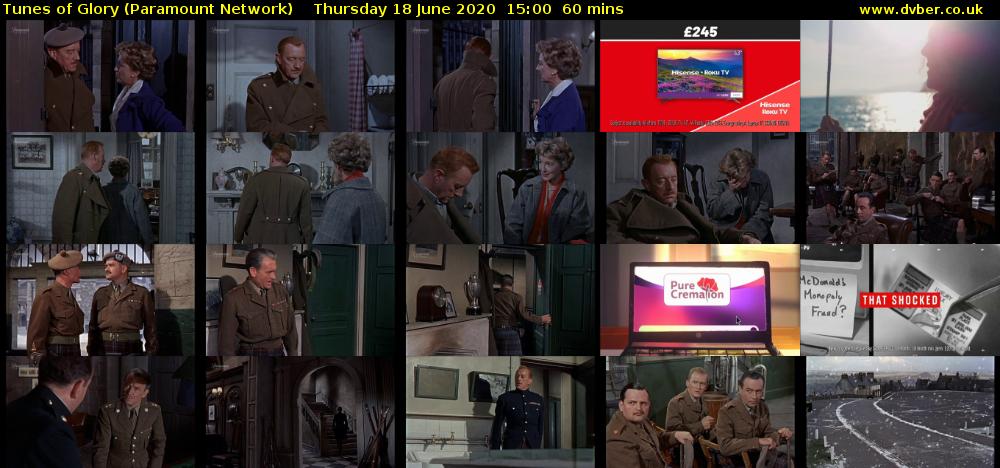 Tunes of Glory (Paramount Network) Thursday 18 June 2020 15:00 - 16:00
