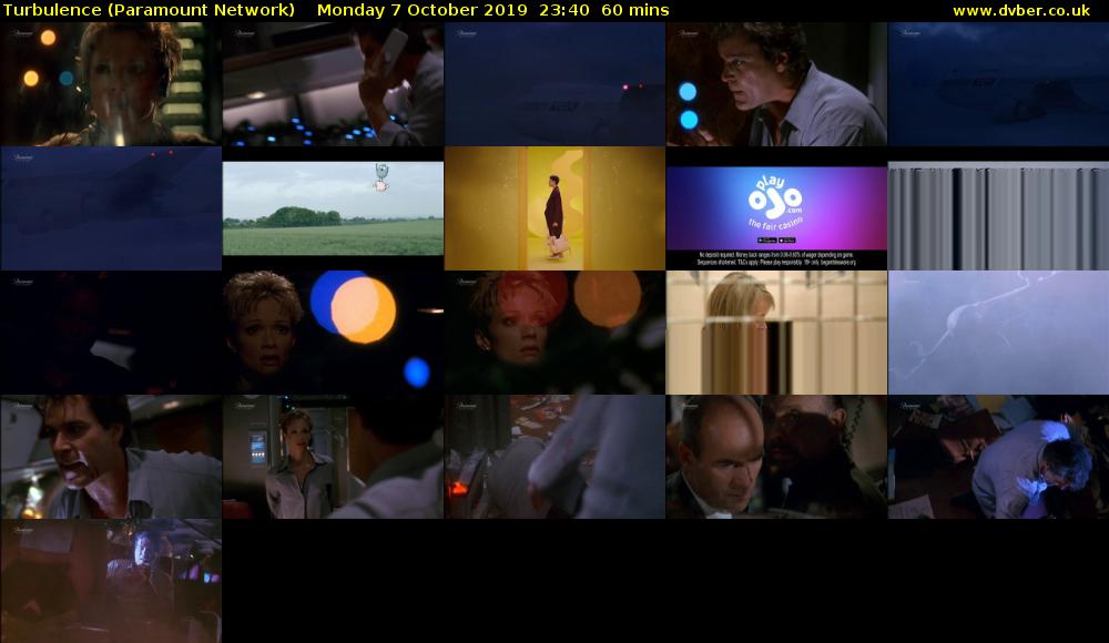 Turbulence (Paramount Network) Monday 7 October 2019 23:40 - 00:40