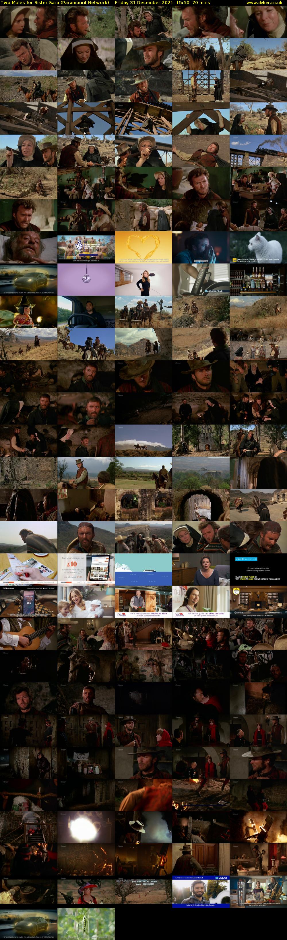 Two Mules for Sister Sara (Paramount Network) Friday 31 December 2021 15:50 - 17:00