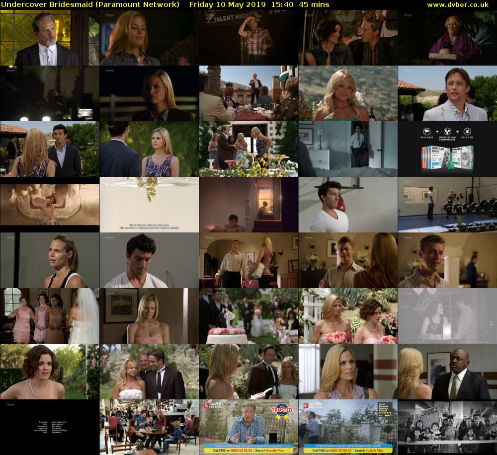 Undercover Bridesmaid (Paramount Network) Friday 10 May 2019 15:40 - 16:25