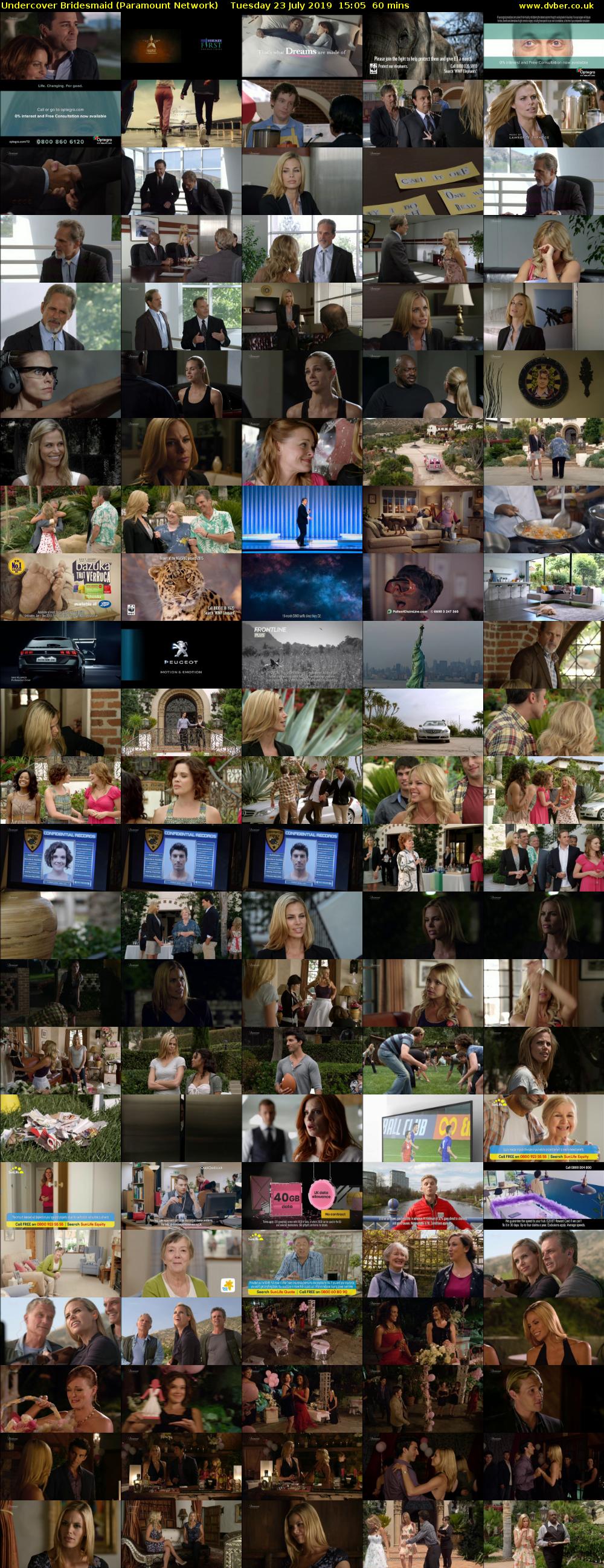 Undercover Bridesmaid (Paramount Network) Tuesday 23 July 2019 15:05 - 16:05