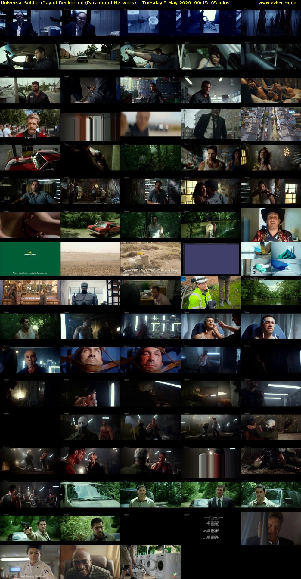 Universal Soldier:Day of Reckoning (Paramount Network) Tuesday 5 May 2020 00:15 - 01:20