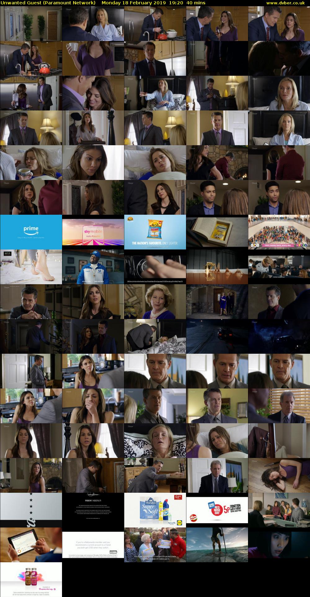 Unwanted Guest (Paramount Network) Monday 18 February 2019 19:20 - 20:00