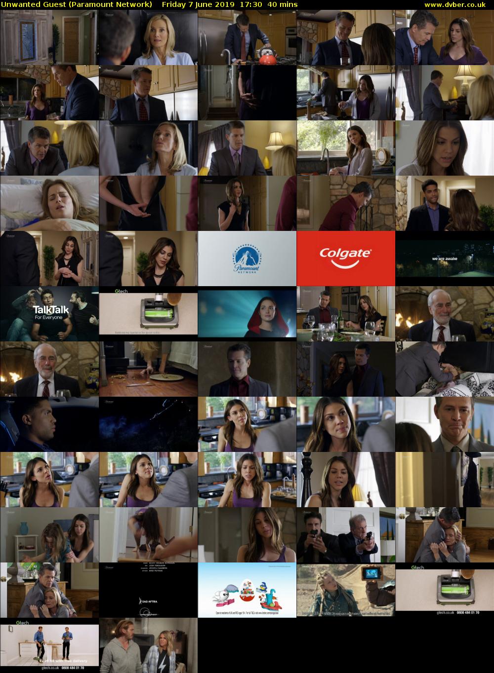 Unwanted Guest (Paramount Network) Friday 7 June 2019 17:30 - 18:10